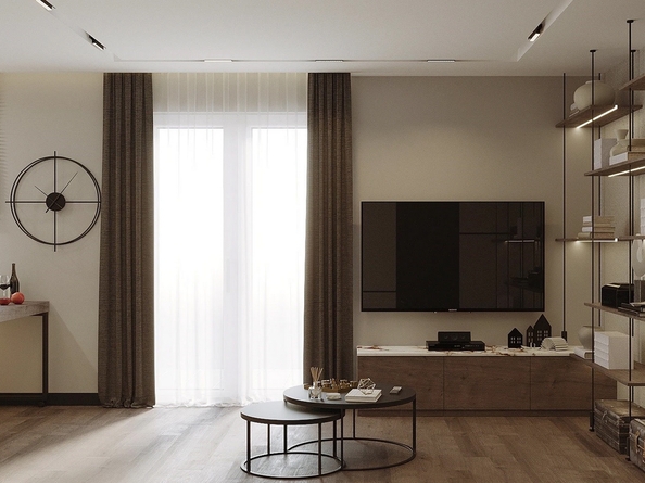 
  Продается 1-комн. квартира 33.3 м², в ЖК Панорама на Театральном, литера 1. Фото 6.