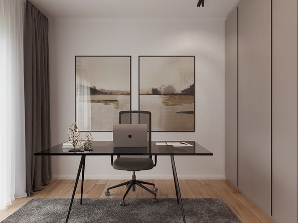 
  Продается 2-комн. квартира 56.6 м², в ЖК Панорама на Театральном, литера 1. Фото 11.