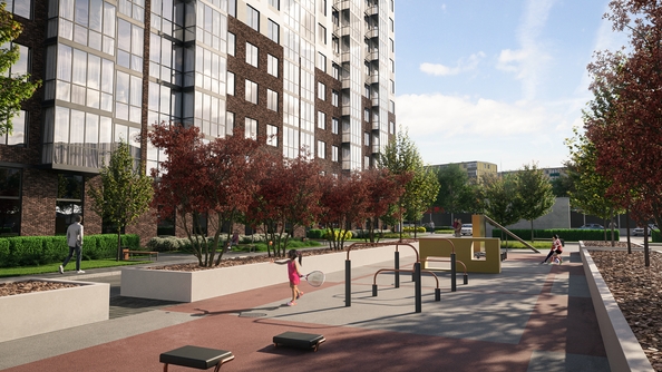 
  Продается 3-комн. квартира 60.6 м², в ЖК Панорама на Театральном, литера 1. Фото 19.