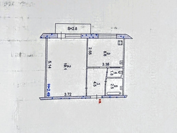 
  Продается 1-комн. квартира 36.5 м². Фото 17.