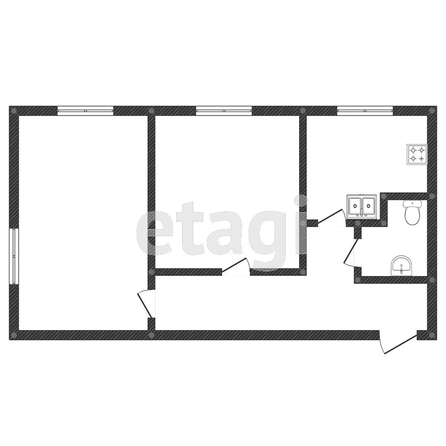 
   Продам 2-комнатную, 41.3 м², Коммунальная ул, 17/158

. Фото 1.