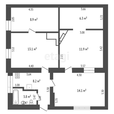 
   Продам дом, 66.3 м², Ростов-на-Дону

. Фото 3.