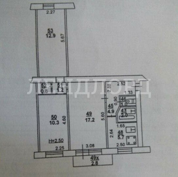 
   Продам 3-комнатную, 56 м², Ларина ул, 19/2

. Фото 1.