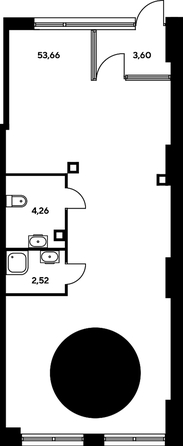 
   Продам студию, 64.16 м², Нансена ул, 109/2

. Фото 1.