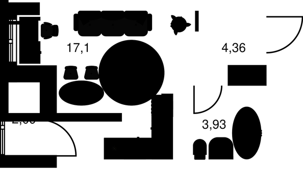 
   Продам студию, 27.68 м², Культура, дом 2

. Фото 1.