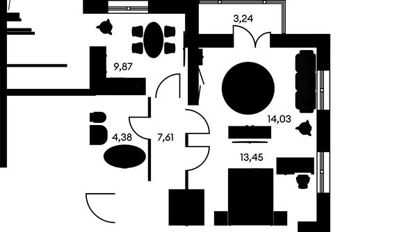 
   Продам 2-комнатную, 53.33 м², Культура, дом 2

. Фото 1.