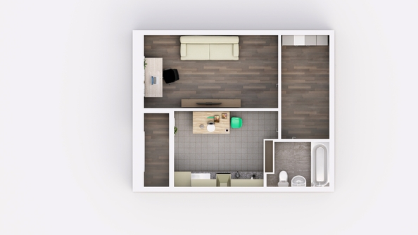 
   Продам 1-комнатную, 34.84 м², Frame (Фрейм), 11Б

. Фото 2.