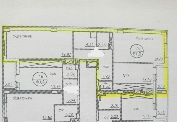 
   Продам 2-комнатную, 67 м², Матросова ул, 35

. Фото 10.