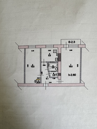 
   Продам 2-комнатную, 44 м², 40-летия Победы пр-кт, 13/2

. Фото 12.