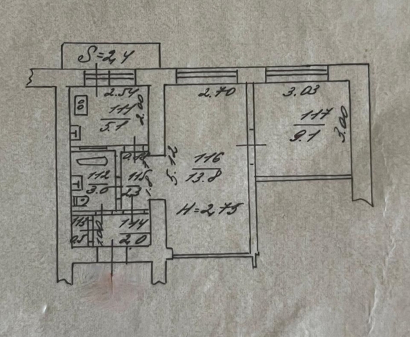 
   Продам 2-комнатную, 35.8 м², Юфимцева ул, 8

. Фото 10.