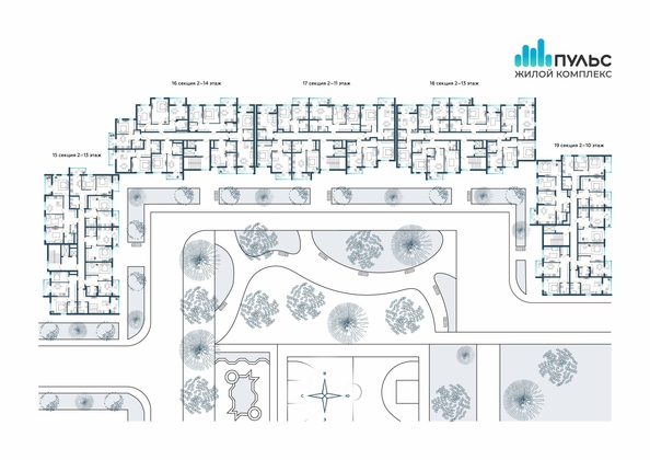 
   Продам 2-комнатную, 54.27 м², Пульс, секция 15-19

. Фото 15.