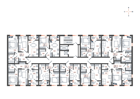 
   Продам 2-комнатную, 58.05 м², Темп, дом 1

. Фото 16.