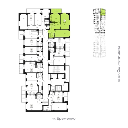 
   Продам 2-комнатную, 65 м², Сокольники, литера 6

. Фото 1.