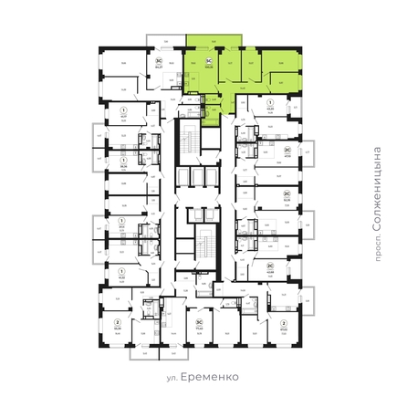 
   Продам 5-комнатную, 100.28 м², Сокольники, литера 8

. Фото 2.