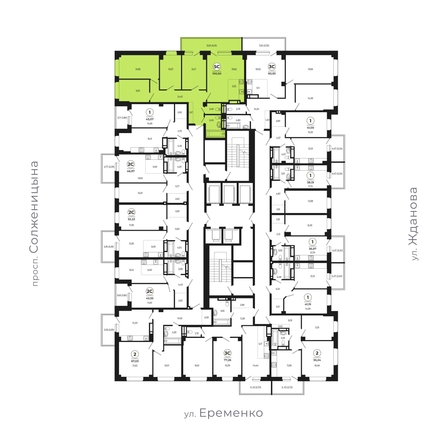 
   Продам 5-комнатную, 100.63 м², Сокольники, литера 10

. Фото 3.