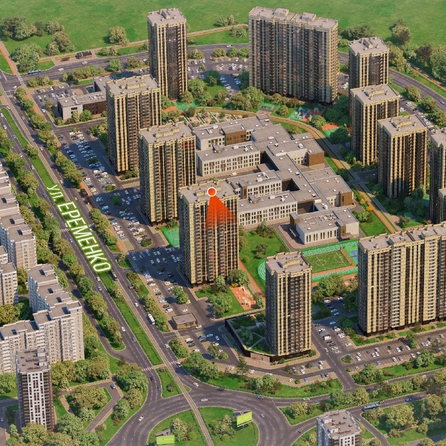 
  Продается 1-комн. квартира, 36.8 м², ЖК Сокольники, литера 10
. Фото 3.