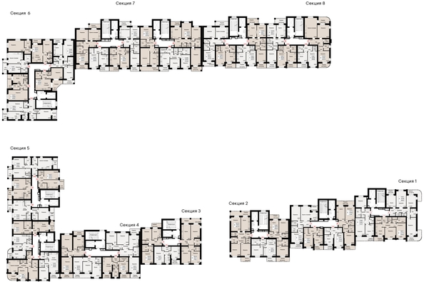 
   Продам 3-комнатную, 77.62 м², Курортный квартал Ривьера, дом 1

. Фото 1.