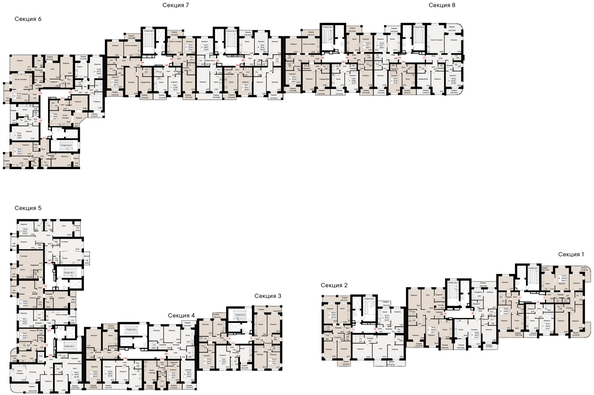 
   Продам 1-комнатную, 41.17 м², Курортный квартал Ривьера, дом 1

. Фото 1.