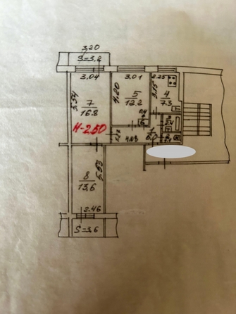 
   Продам 3-комнатную, 62.4 м², Пушкинская ул, 181/1 к 1

. Фото 20.