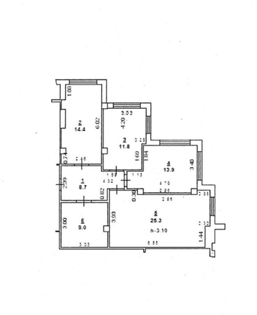 
   Продам 3-комнатную, 83.1 м², Сызранская ул, 2

. Фото 22.