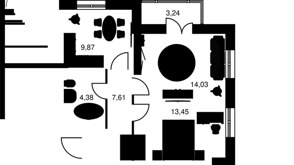 
   Продам 2-комнатную, 52.58 м², Культура, дом 2

. Фото 1.