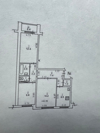 
   Продам 3-комнатную, 63 м², Комарова б-р, 10

. Фото 13.