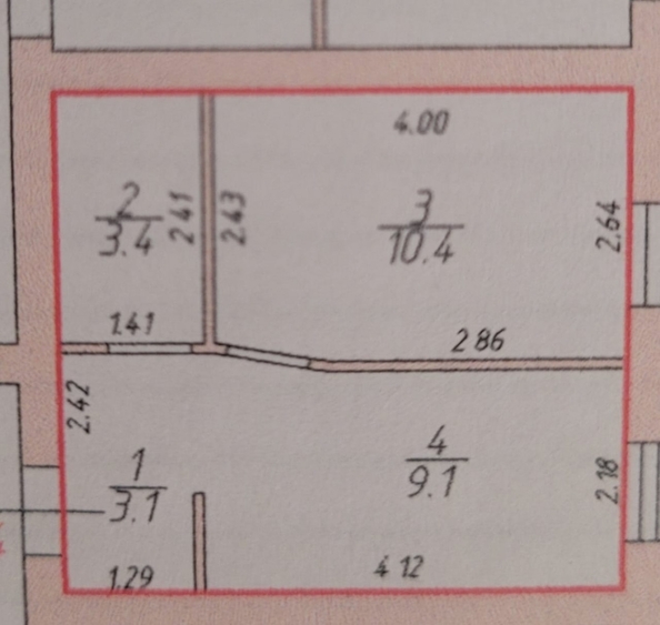 
   Продам 1-комнатную, 26 м², Беломорский пер, 60А

. Фото 10.