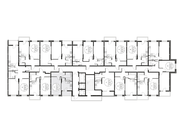 
  Продается 1-комн. квартира, 33.4 м², ЖК Панорама на Театральном, литера 1
. Фото 2.