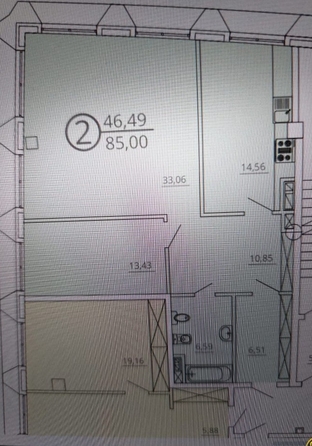 
   Продам 3-комнатную, 85 м², Береговая ул, 55

. Фото 7.
