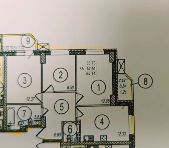 
   Продам 3-комнатную, 62.2 м², Горсоветская ул, 49

. Фото 31.