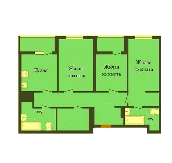 
  Продается 3-комн. квартира, 84.8 м², Тибетская ул, д. 1
. Фото 7.