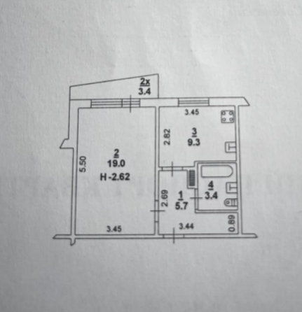 
  Продается 1-комн. квартира, 37 м², Жмайлова ул, д. 6
. Фото 22.