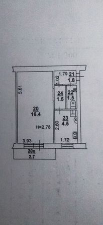 
  Продается 1-комн. квартира, 28.5 м², Симферопольская ул, д. 67
. Фото 6.
