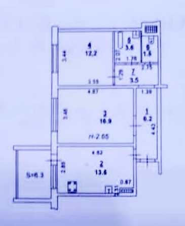 
  Продается 2-комн. квартира, 60 м², 40-летия Победы пр-кт, д. 75
. Фото 11.
