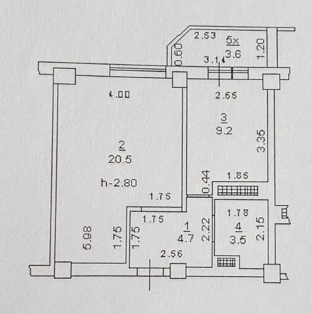 
  Продается 1-комн. квартира, 42 м², Извилистая ул, д. 11
. Фото 1.