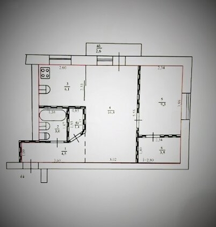 
  Продается 2-комн. квартира, 44.6 м², Погодина ул, д. 8
. Фото 18.