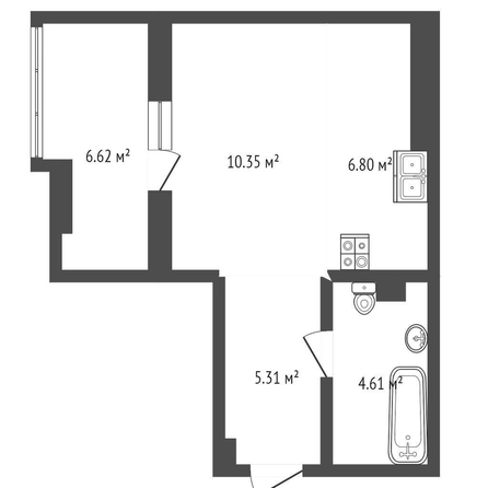 
  Продается студия, 30.4 м², Привокзальная пл, д. 3В
. Фото 18.