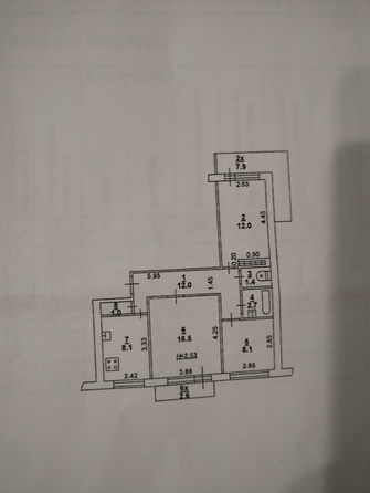 
  Продается 3-комн. квартира, 62 м², Зорге ул, д. 58
. Фото 21.