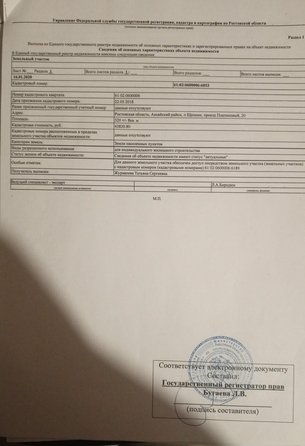 
  Продается земельный участок, 5.2 соток, поселок Щепкин
. Фото 12.