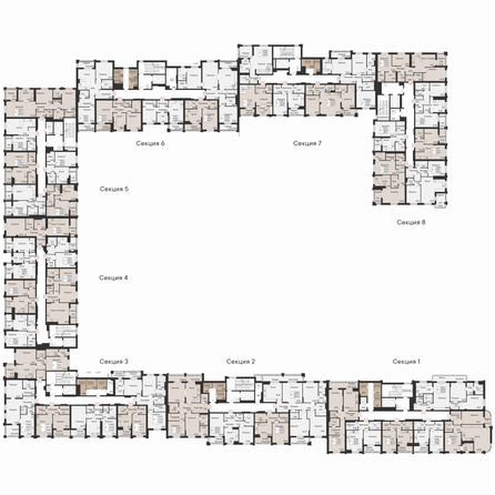 
  Продается 1-комн. квартира, 56.4 м², ЖК Курортный квартал Ривьера, дом 1
. Фото 1.