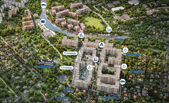 
  Продается 1-комн. квартира 39.34 м², в  Курортный квартал Ривьера, I оч. Фото 6.
