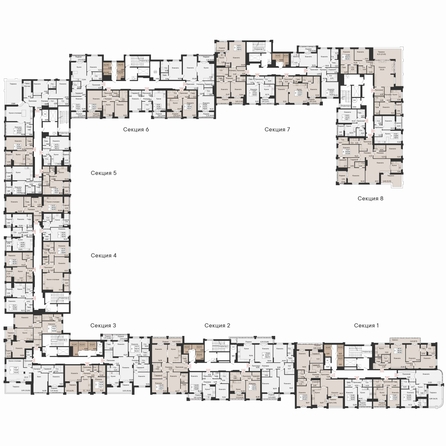 
  Продается 4-комн. квартира, 132.58 м², ЖК Курортный квартал Ривьера, I очередь 1 дом
. Фото 1.