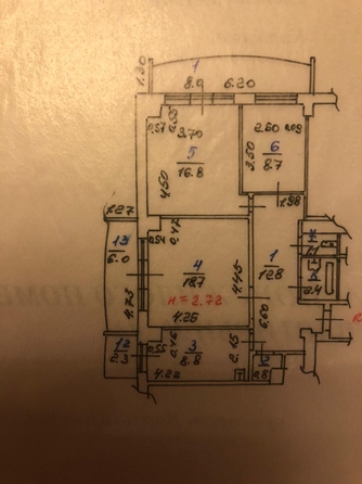 
  Продается 3-комн. квартира, 71 м², Ворошиловский пр-кт, д. 80
. Фото 9.