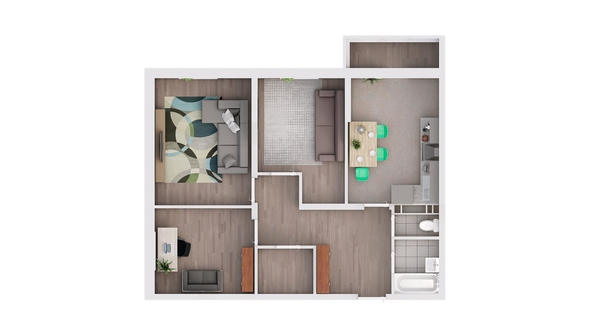 
  Продается 3-комн. квартира, 79.95 м², ЖК Gray (Грэй), кв-л 11-2
. Фото 2.