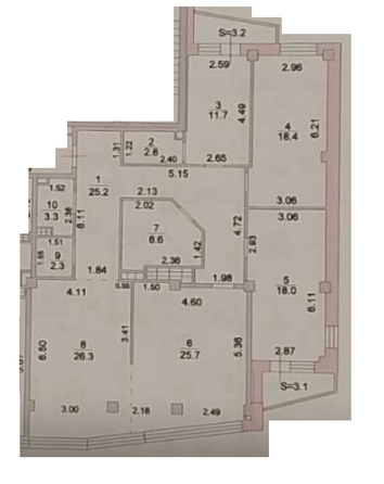 
  Продается 4-комн. квартира, 148.6 м², Максима Горького ул, д. 121
. Фото 14.