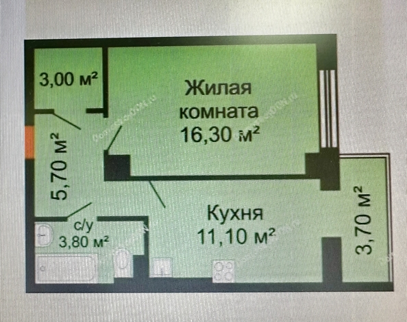 
  Продается 1-комн. квартира, 39.7 м², 40-летия Победы пр-кт, д. 63/17
. Фото 21.