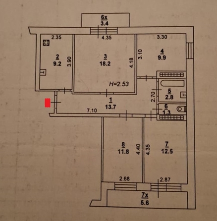 
  Продается 4-комн. квартира, 88.4 м², Плеханова ул, д. 14
. Фото 13.