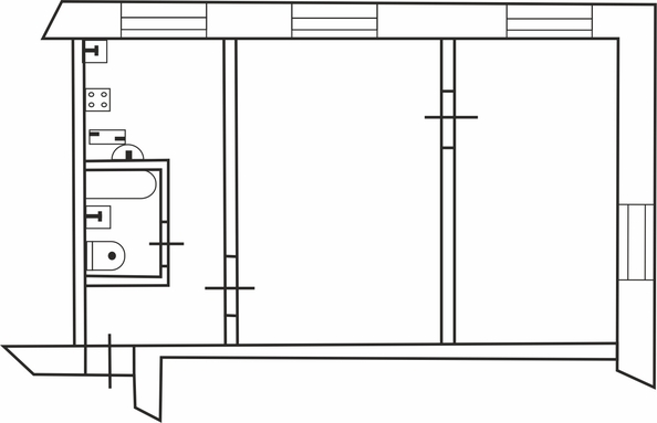 
  Продается 2-комн. квартира, 38 м², Перекопская ул, д. 56
. Фото 18.