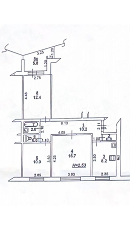 
  Продается 3-комн. квартира, 67 м², 40-летия Победы пр-кт, д. 314/1
. Фото 1.