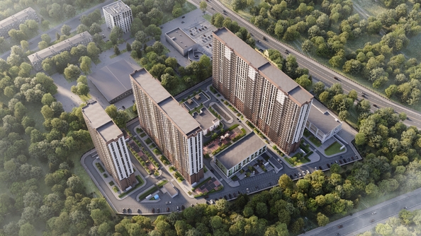 
  Продается 2-комн. квартира, 55 м², ЖК Панорама на Театральном, литера 1
. Фото 3.